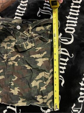 Almost Famous Olive and Brown Camo Mini Skirt